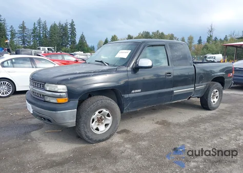 1999 Chevrolet Silverado 1500 Lt из США, поврежденный, VIN 1GCEK19T0XE108263